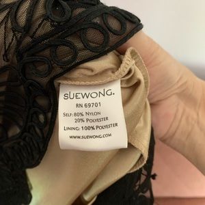 Long sleeve low neck cocktail dress